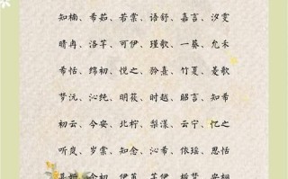 2025超凡脱俗的女孩名字精选_古风清新雅致内涵高分灵感合集