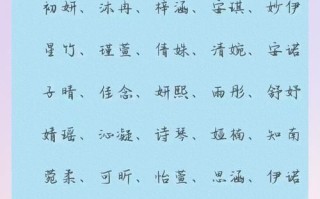 以思为名的女孩名字 以思取女孩的名字