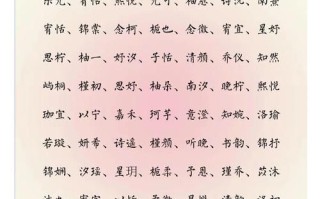 女孩的名字大全 好听 可爱女孩名字