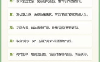 2025最新|草字头寓意比较好的女孩名字·带木生机女宝宝高雅起名精选