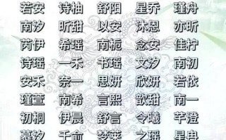 语字好听的女孩名 语字辈女孩取名字