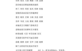 五行缺土怎么取名字女孩 五行缺土女孩名字最佳的名字