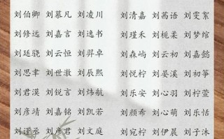 兔年刘姓女孩取名大全 兔年刘姓女孩取名