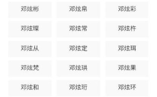 2025邓姓女孩绝佳配字推荐_爆款单字双字名全集·寓意优雅音韵悦耳