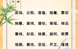 2025安字取名的寓意女孩_精选大全·诗意高雅·父母必藏的好名字