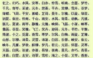 六笔画的女孩名字有哪些 六笔画的字适合取名字女孩