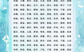 2025年女孩取名大全_带草字头三点水的字推荐与诗意涵养解析