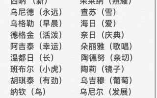 独一无二的蒙古名字女孩 蒙古名字女孩名字
