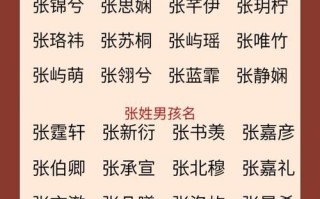 姓张姓李组合名字女孩 李张姓氏合在一起取名女孩