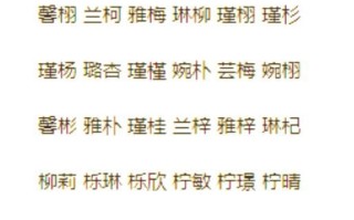 2025最新！带木字适合女孩名字大全_高雅好听的木字旁名字推荐