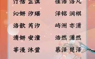 2025最新草字头三点水的字女孩名字大全【寓意高雅·灵动温婉】