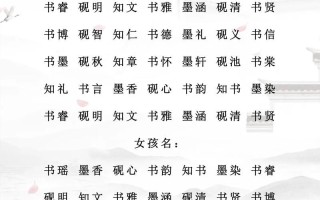 书字女孩取名含义 书字起名字女孩