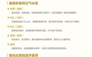 五行带金的女孩名字大全集 五行带金的女孩名字