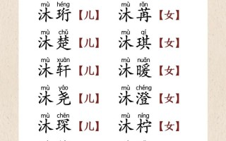 五行属水木女孩名字 五行含水木的女孩名字