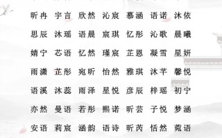 毕姓2025蛇年女孩名字大全_典雅寓意好_精选毕氏女宝起名指南