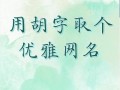胡姓女孩气质高雅名字四个字 胡字取名字女孩四个字