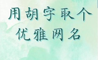 胡姓女孩气质高雅名字四个字 胡字取名字女孩四个字