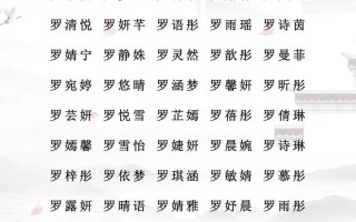 适合女孩起名的字有哪些 适合取名字的字女孩