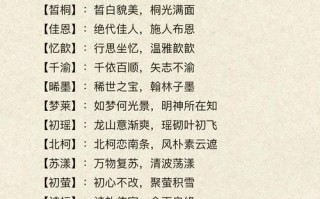 2025最新甄选：500个可用于女孩名字的冷门唯美字_诗意寓意_起名灵感库