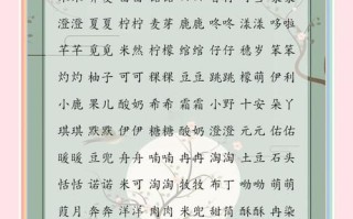 牛宝宝女孩取名2025款_超全寓意美好女宝名字合集·带草带氵精选