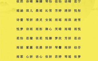 女孩名字姓马的最好听的 女孩名字什么名字好听