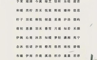 2025最新|康熙字典适合女孩起名的字·精选500个优雅有内涵单字推荐