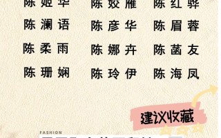 2025最火100分陈姓补金女孩名字大全|五行缺金喜用字精选