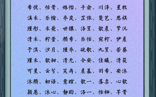 2025最新推荐|带颜字的女孩名字精选_温婉高雅取名灵感库