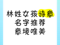 林字名字女孩简单大气 林取名字女孩名字