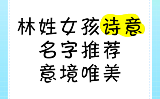 林字名字女孩简单大气 林取名字女孩名字