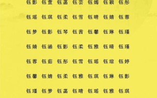 五行属金属火的女孩名字大全 五行属金属火的女孩名字