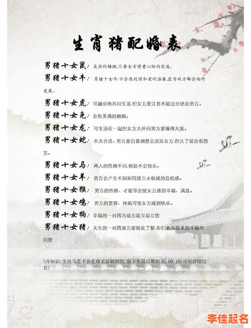 2025属猪的女孩取名字宜用哪些字「起名精选+五行喜用」指南-第1张图片 2025属猪的女孩取名字宜用哪些字「起名精选+五行喜用」指南-第1张图片