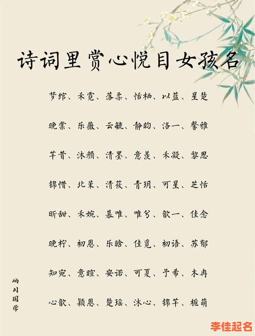 2025年最新好听的女孩名字的字推荐_诗意灵动寓意满分合集-第1张图片 2025年最新好听的女孩名字的字推荐_诗意灵动寓意满分合集-第1张图片