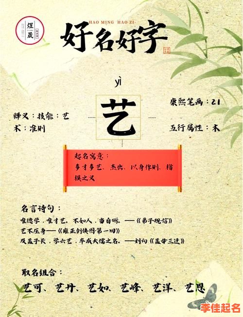2025最新艺字取名女孩名字寓意|诗意文静高雅的精选佳名-第1张图片 2025最新艺字取名女孩名字寓意|诗意文静高雅的精选佳名-第1张图片