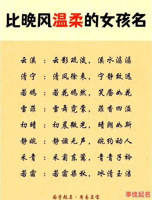 2025精选·带文字好听的女孩名字_温柔诗意满分_高分好名参考清单-第1张图片
