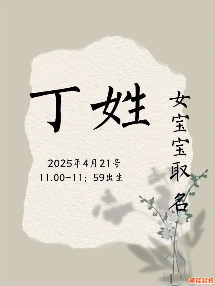 2025最新丁姓女孩名字四字推荐大全_诗经楚辞灵感合集-第1张图片 2025最新丁姓女孩名字四字推荐大全_诗经楚辞灵感合集-第1张图片