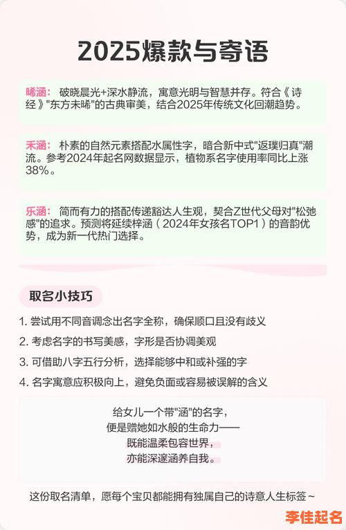 【2025年】涵字取名字寓意解析_女孩子温柔大气吉祥好名精选收录-第1张图片 【2025年】涵字取名字寓意解析_女孩子温柔大气吉祥好名精选收录-第1张图片