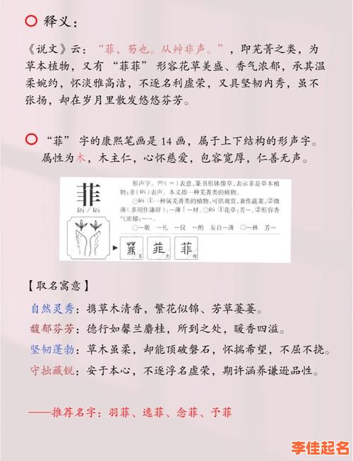 2025女孩起名热门单字菲字含义深度解析·读音五行寓意全收录-第1张图片 2025女孩起名热门单字菲字含义深度解析·读音五行寓意全收录-第1张图片