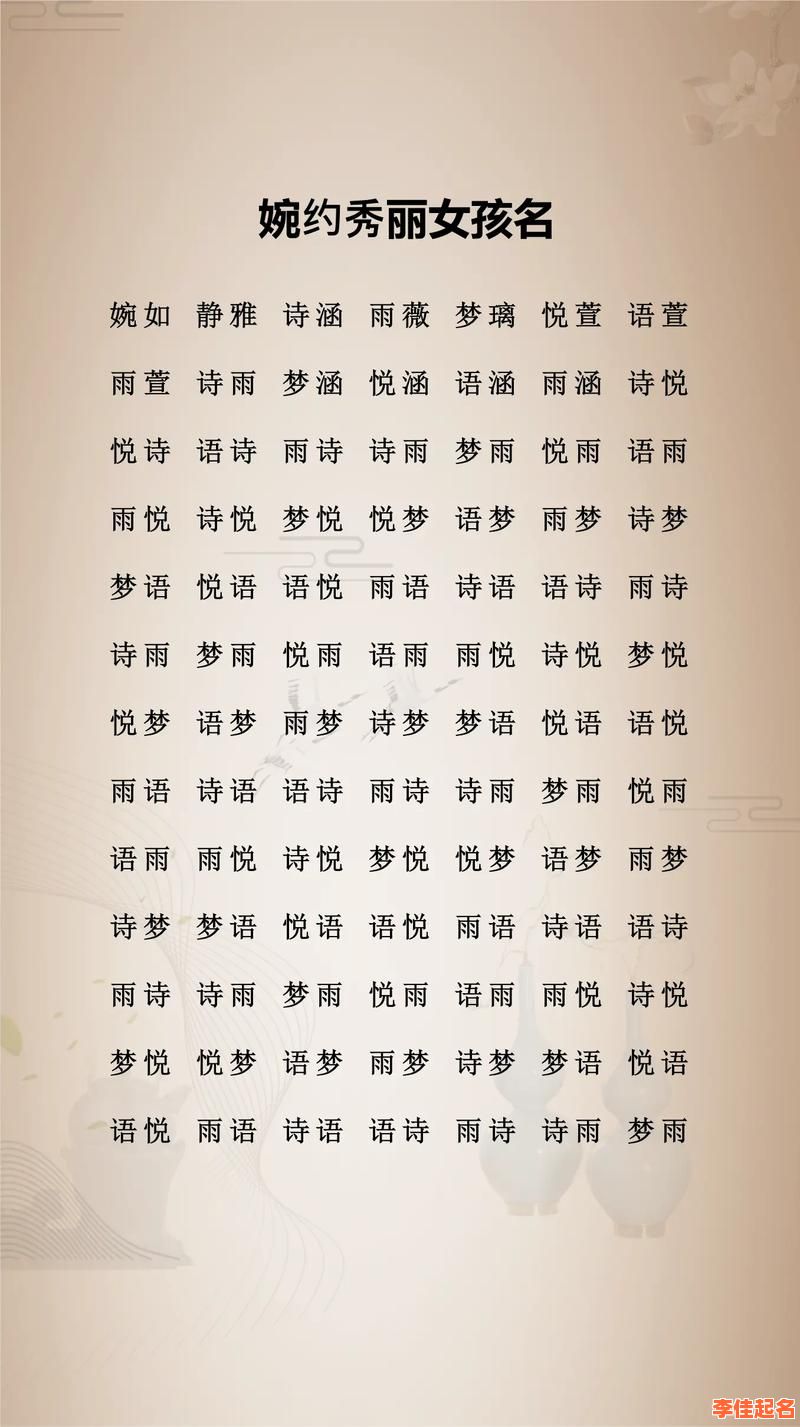 【2025女孩起名】“初”字寓意与优雅搭配_精选诗意名_家长收藏篇-第1张图片 【2025女孩起名】“初”字寓意与优雅搭配_精选诗意名_家长收藏篇-第1张图片