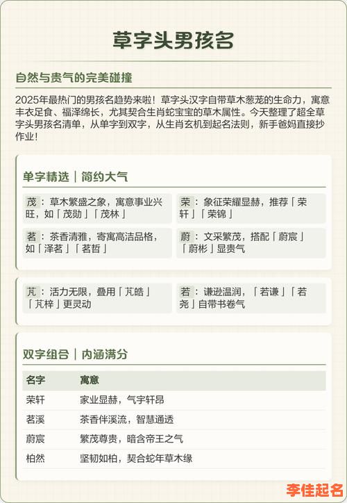 2025最新整理|带草字头好听的女孩名字大全_诗意清新优选推荐-第1张图片