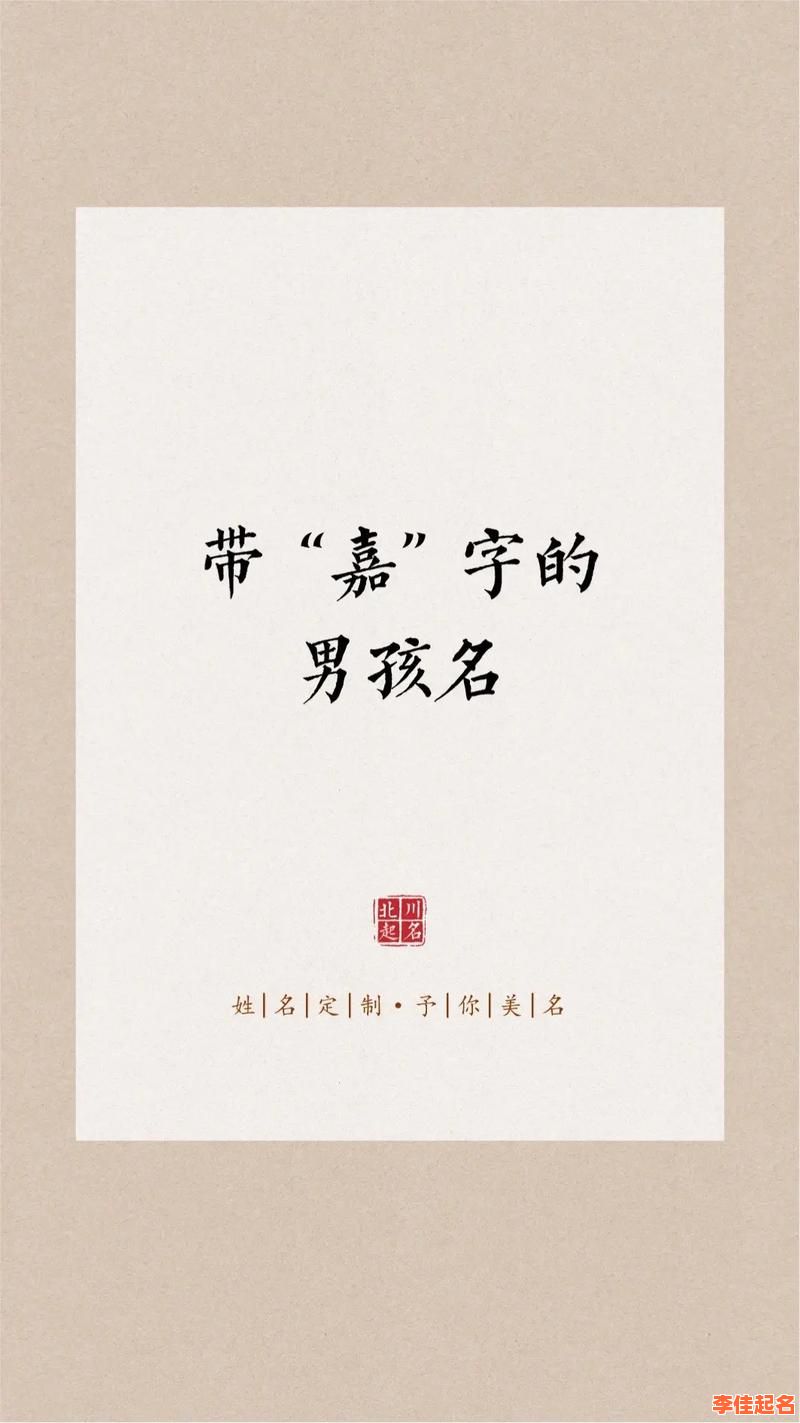 2025精选_女孩带嘉字高雅有涵养的名字大全_寓意吉祥满分推荐-第1张图片