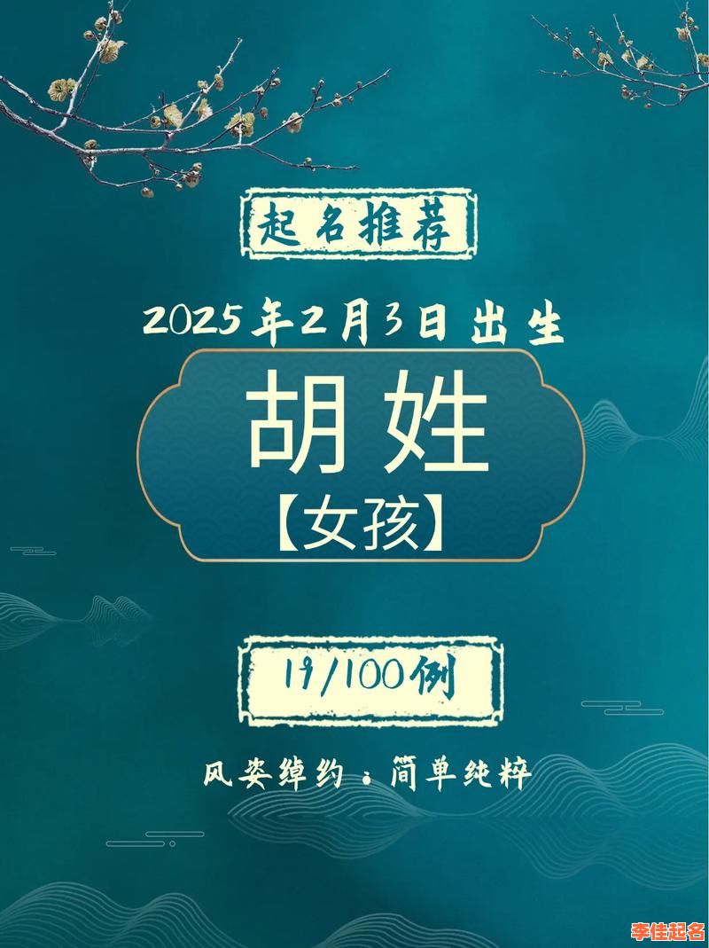 2025年胡姓女孩名字推荐——悦耳诗意、稀有好听的胡姓名字女孩起名合集-第1张图片 2025年胡姓女孩名字推荐——悦耳诗意、稀有好听的胡姓名字女孩起名合集-第1张图片