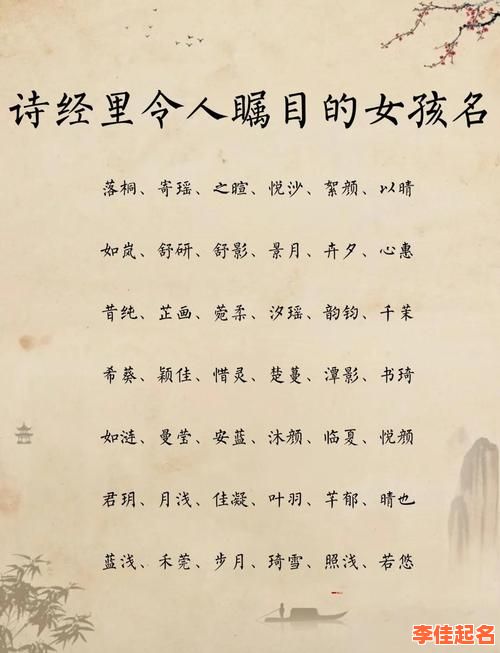 2025超全安姓取名字女孩_诗经高分唯美名字大全与寓意解析-第1张图片