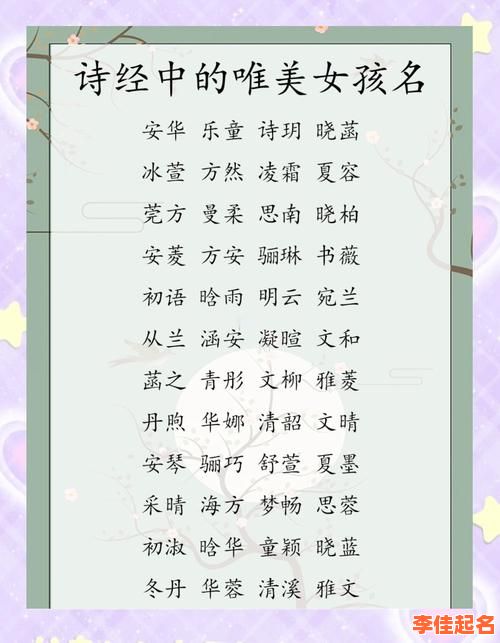 2025带草的字女孩取名大全_诗经美名精选含艹头柔美涵养雅韵排行-第1张图片