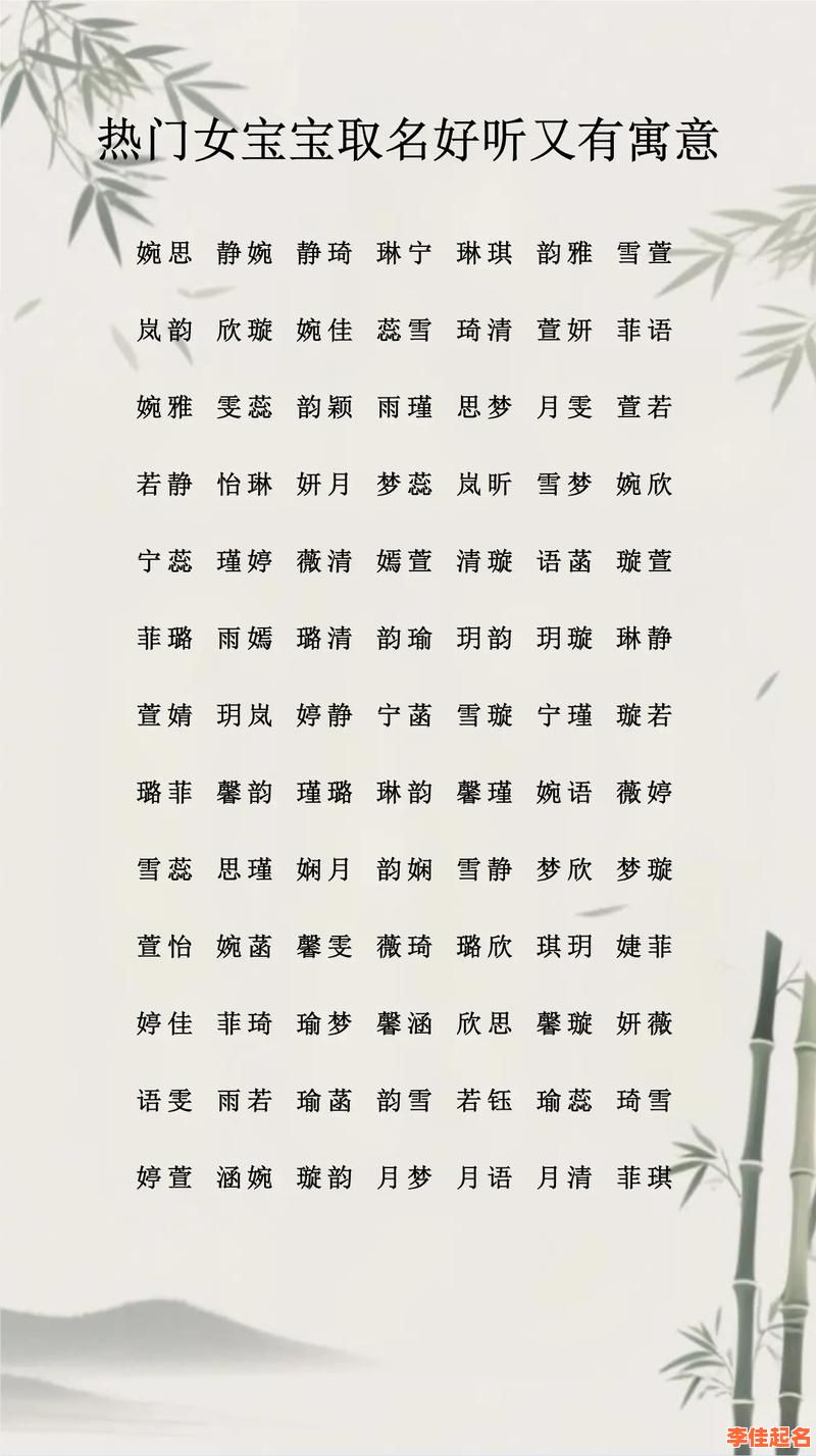 2025年马宝宝女孩取名大全_2025新生儿女宝吉利名字推荐收录与技巧分享-第1张图片