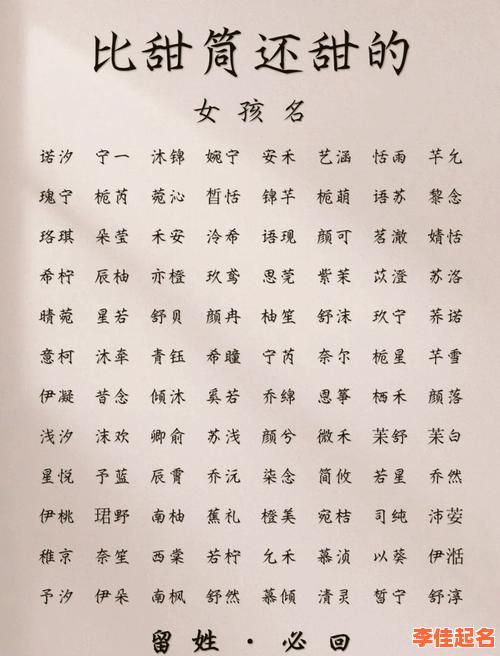 2025最新丨佳柠女孩名字含义是什么_深度解读寓意吉祥满分女生起名攻略-第1张图片