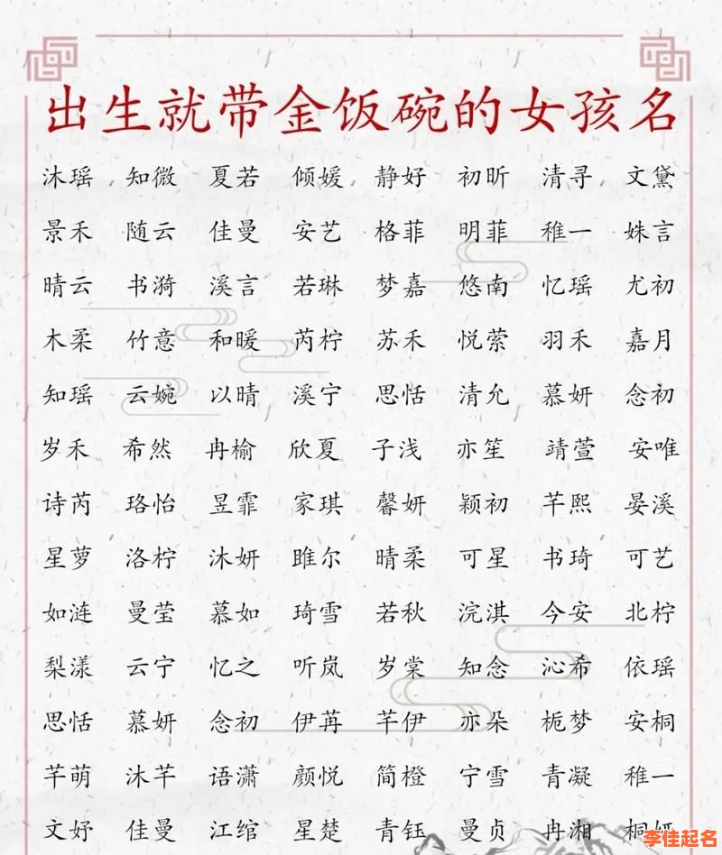 2025年带金字旁的女孩名字大全·精选稀有含钅部唯美姓名推荐-第1张图片