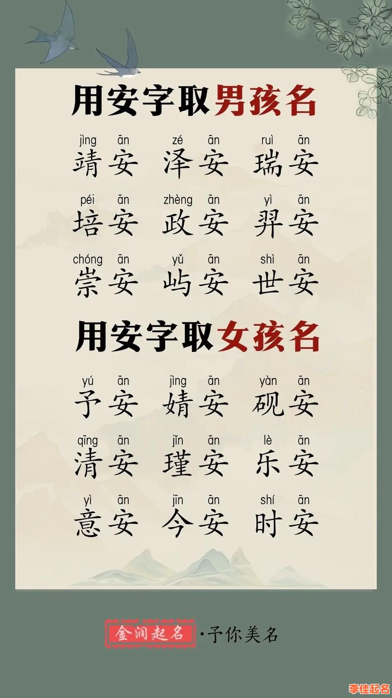 2025爆款安字取名女孩名字_高分文雅三字合集_精选女宝起名灵感榜-第1张图片