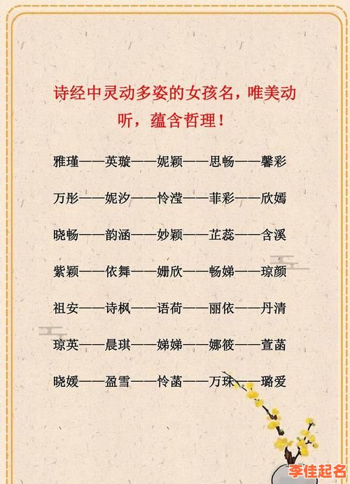 2025最新_带轶的女孩名字的寓意_诗经出处_含义解析_起名灵感-第1张图片