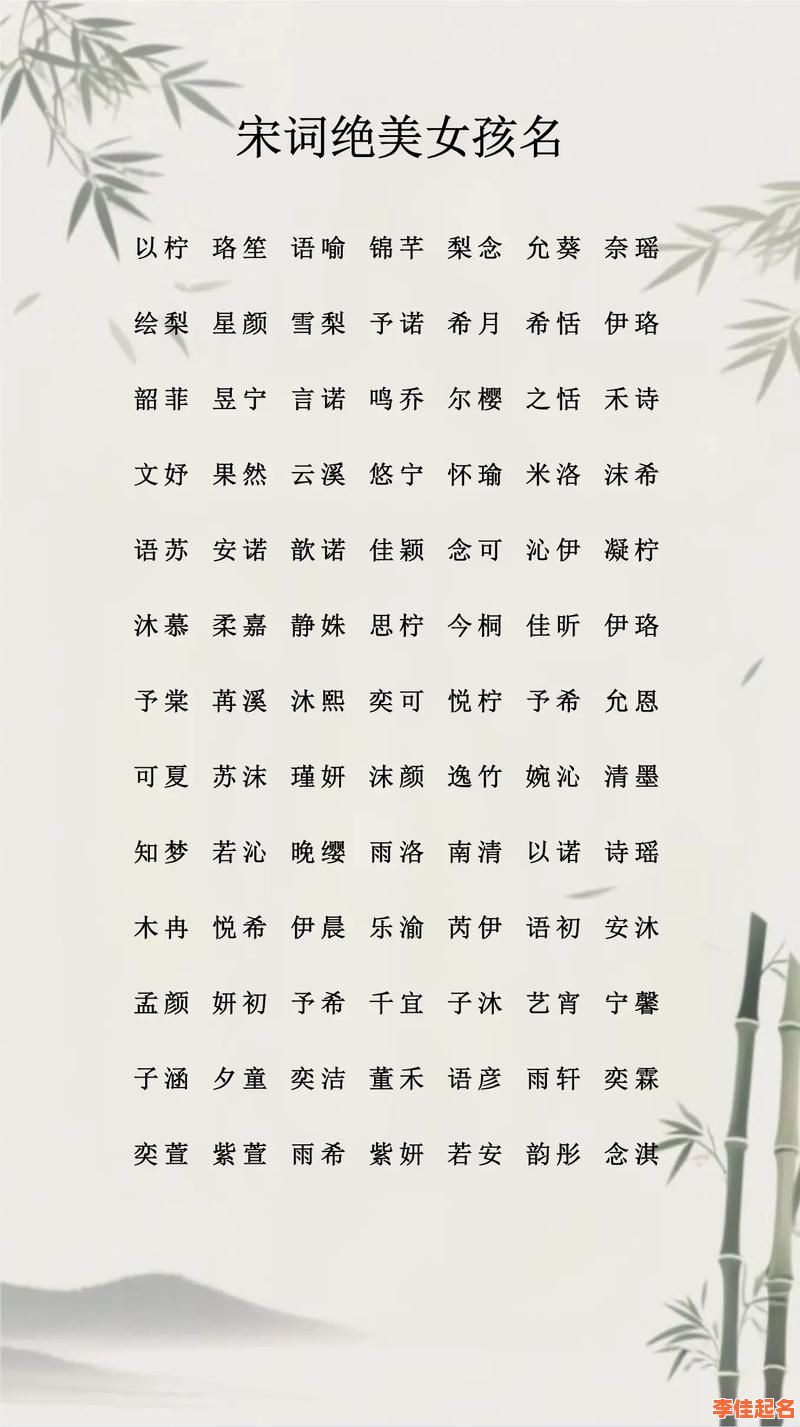【2025爆款】楚字女孩最佳组合名字|诗意高雅不重名精选大全-第1张图片